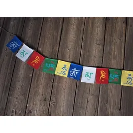 Klangschalen-Center GmbH Tibetische Gebetsfahne Om Mani Padme Hum