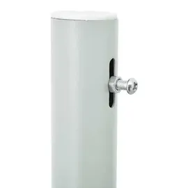 Helloshop26 Seitenmarkise 100 x 500 cm grau Polyester