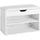 SoBuy Schuhbank 60 x 44 x 30 cm weiß / weiß