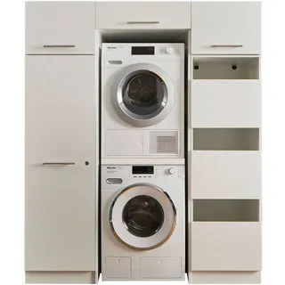 laundreezy LDLK3 167,5 x 200 x 67,5 cm weiß matt