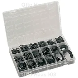 HAAS O-Ring-Sortiment 7370 für Hansa Armatur, 845 Stück, Gummi, Dichtung