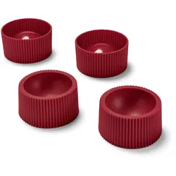 Tchibo - 4 Dessert-Formen - rot