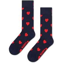 Happy Socks Heart Socks Geschenkset Unisex Socken 1 Paar Blau 36-40