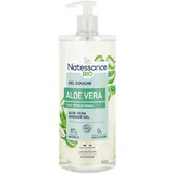 Natessance - Belebendes Duschgel – Aloe Vera – zertifiziert mit Bio Cosmos Organic – Pumpenflasche – 1 l