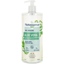 Natessance - Belebendes Duschgel – Aloe Vera – zertifiziert mit Bio Cosmos Organic – Pumpenflasche – 1 l