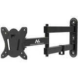Maclean Brackets Maclean MC-417 TV oder Monitor, max. VESA 100x100 13-32 30kg, schwarz Pulverbeschichtet Universal Halter Halterung für Zoll LED/LCD/OLED/QLED/Plasma Fernseher