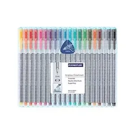 Staedtler triplus Fineliner 334 Fineliner, 20er Set, 334 SB20