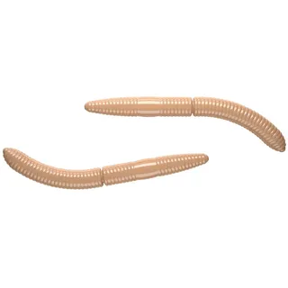 Libra Lures Fatty DWorm 65 Gummiwurm Käse schwimmend Pellets - 10 Stück - Gummiköder