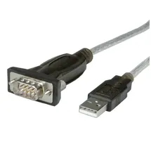 Roline 12.02.1163 - USB Konverter A Stecker auf RS232 1,8 m