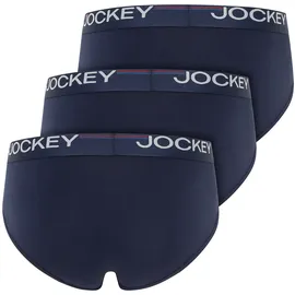 Jockey Cotton Stretch Slip 3 St. Blau XL