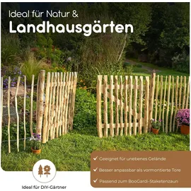 BooGardi Gartentor 120 x 120 cm Haselnuss/Holz