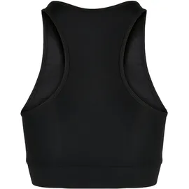 URBAN CLASSICS Ladies High Neck Tech Bra", - schwarz,