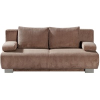 Novel Schlafsofa Rowan, Rosa, Textil, 2-Sitzer, Füllung: Schaumstoff, 196x89x94 cm, Stoffauswahl, Kinder- & Jugendzimmer, Jugendmöbel, Jugendsofas