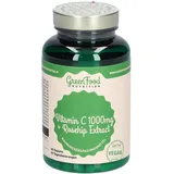 green food GreenFood Nutrition Vitamin C 1000 + Hagebutten Extrakt Kapseln 60 St.