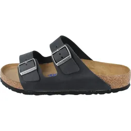 Birkenstock Arizona Weichbettung Naturleder geölt schwarz 46