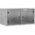 vidaXL Wandschrank mit Glastüren Betongrau 68,5x37x35 cm