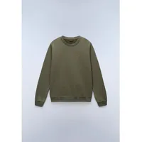 Napapijri Herrensweatshirt mit Zip Grün, Größe 3XL