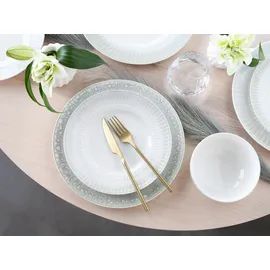 CreaTable Celadon Tellerset 12-tlg. Mehrfarbig/Beige