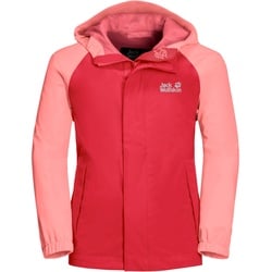 Jack Wolfskin Kinder Tucan Jacke, 116 - tulip red