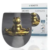 Schütte WC-Sitz Relaxing Frog Duroplast mit Absenkautomatik & Schnellverschluss