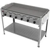 ChattenGlut Gasbräter 6-flammig 1140 x 530 x 800 cm Edelstahl inkl. Pfanne