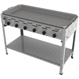 ChattenGlut Gasbräter 6-flammig 1140 x 530 x 800 cm Edelstahl inkl. Pfanne