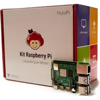 Hutopi Raspberry Pi 4 4GB Starter Kit, Entwicklungsboard +