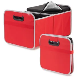 Achilles Auto Faltbox mit Kühleinsatz, Faltbare Kühlbox, Kofferraum-Organizer, Kofferraumtasche Kühlfunktion, Kühl-Klappbox, Einkaufskorb, Falt-Korb, 50 cm x 32 cm x 27 cm (Rot)