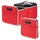 Achilles Auto Faltbox mit Kühleinsatz, Faltbare Kühlbox, Kofferraum-Organizer, Kofferraumtasche Kühlfunktion, Kühl-Klappbox, Einkaufskorb, Falt-Korb, 50 cm x 32 cm x 27 cm (Rot)