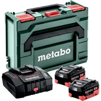 Metabo Basis-Set 2X LiHD 10 Ah ASC 290 in metaBOX 145