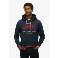 Superdry Vl Heritage Relaxed Kapuzenpullover Trench Navy Marl XL
