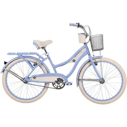 Jugendfahrrad HUFFY "Deluxe 24-Zoll Fahrrad, Blau" Gr. 35, blau, Fahrräder, Kinder, 35cm, 24 Zoll (60,96cm) hinten: 24 Zoll (60,96cm)