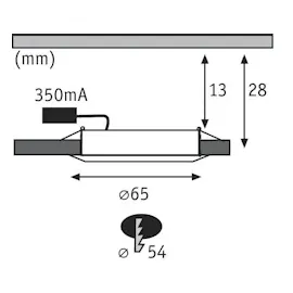 Paulmann Einbauleuchte 2er Pack (999.20)