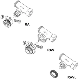 eQ-3 Adapter-Set für Heizungsventil Danfoss