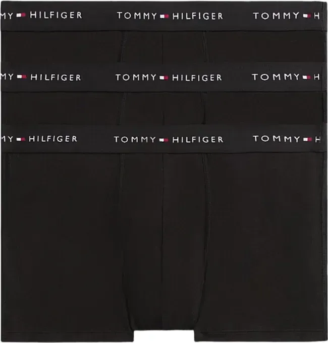 Tommy Hilfiger Unterwäsche 3er-Pack Trunks - Schwarz/Schwarz/Schwarz - MD