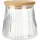 Excellent Houseware Glasbehälter Frischhaltedose braun 11 x 11 x 11 cm 0,68 l