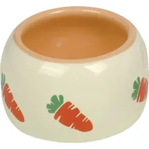 Vadigran Nobby Keramik Futtertrog CARROT beige orange Ø 14,5 500 ml Größe L