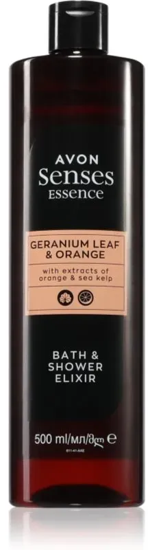 Avon Senses Essence Geranium Leaf & Orange Badezusatz 500 ml