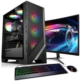 Kiebel PC Set mit 24 Zoll TFT Total V AMD Ryzen 7 5700X, 32GB DDR4, NVIDIA RTX 3060 12 GB, 2TB SSD, WLAN,