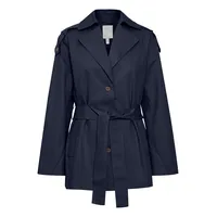 Fransa Wintermantel "Jacke FRNINA", Damen, Gr. M, blau (navy blazer), Obermaterial: 100% Baumwolle CO., Mäntel Wintermantel