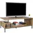 Relaxdays TV-Lowboard 106 x 40 x 39,5 cm Braun/Schwarz Holz/Metall