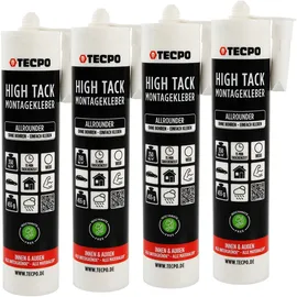 TECPO Montagekleber High Tack 4 x 455 g