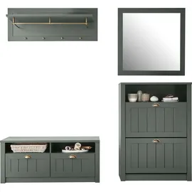 Home Affaire ASCOT Garderobenschrank 109x20x40 grün