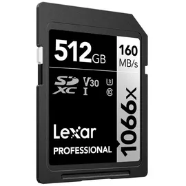 Lexar SD Pro Silver Series UHS-I 1066x 512GB V30 512 GB
