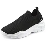 LASCANA Slip-On-Sneaker Damen Schwarz 38