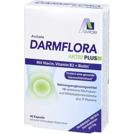 Avitale DARMFLORA Aktiv Plus 100 Mrd.Bakterien+7 Vitamine 40 St
