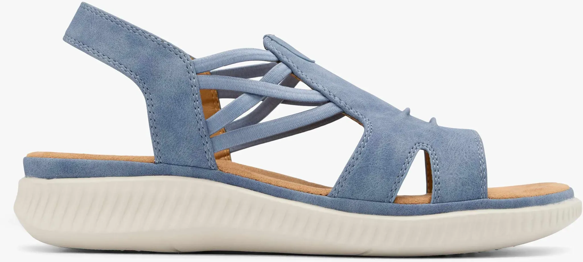 Easy Street  Sandale Blau, Damen, Größe: 42, Material: PU/Synthetik - Easy Street  Sandale Blau, Damen, Größe: 42, Material: PU/Synthetik - woman - Blau
