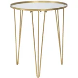 Mauro Ferretti Couchtisch in Gold - (H)58,5 x Ø 50 cm | Gr.: onesize