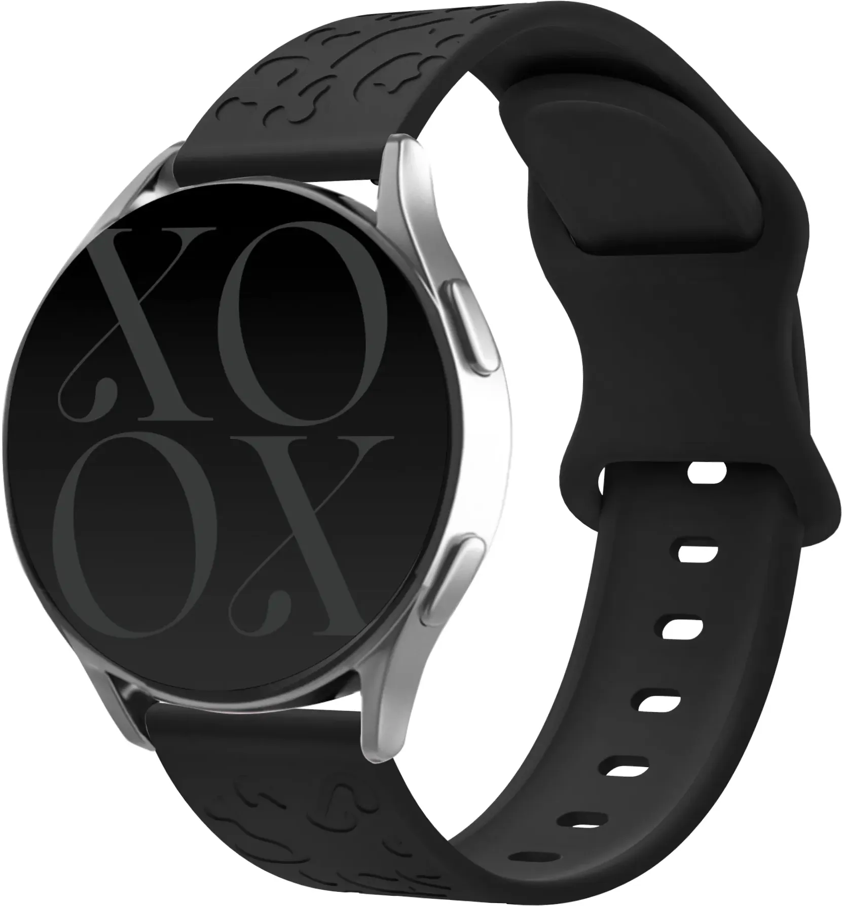 xoxo Wildhearts Honor Magic Watch 2 Armband Silikon für Honor Magic Watch 2 - 42mm - Wildhearts Schwarz