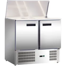 Stalgast 2-türige Saladette 10x GN 1/4 mit statischer Kühlung